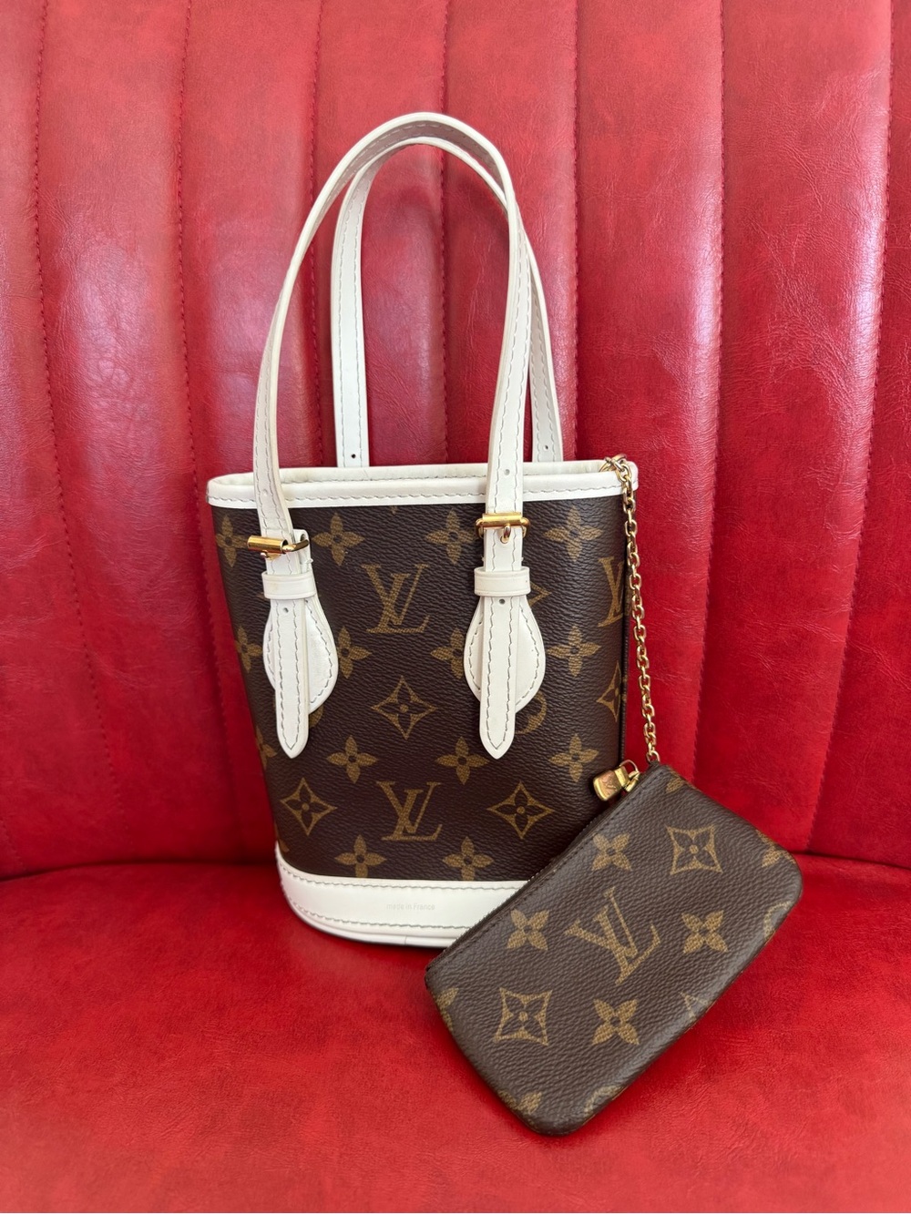 Louis Vuitton bag with pouch